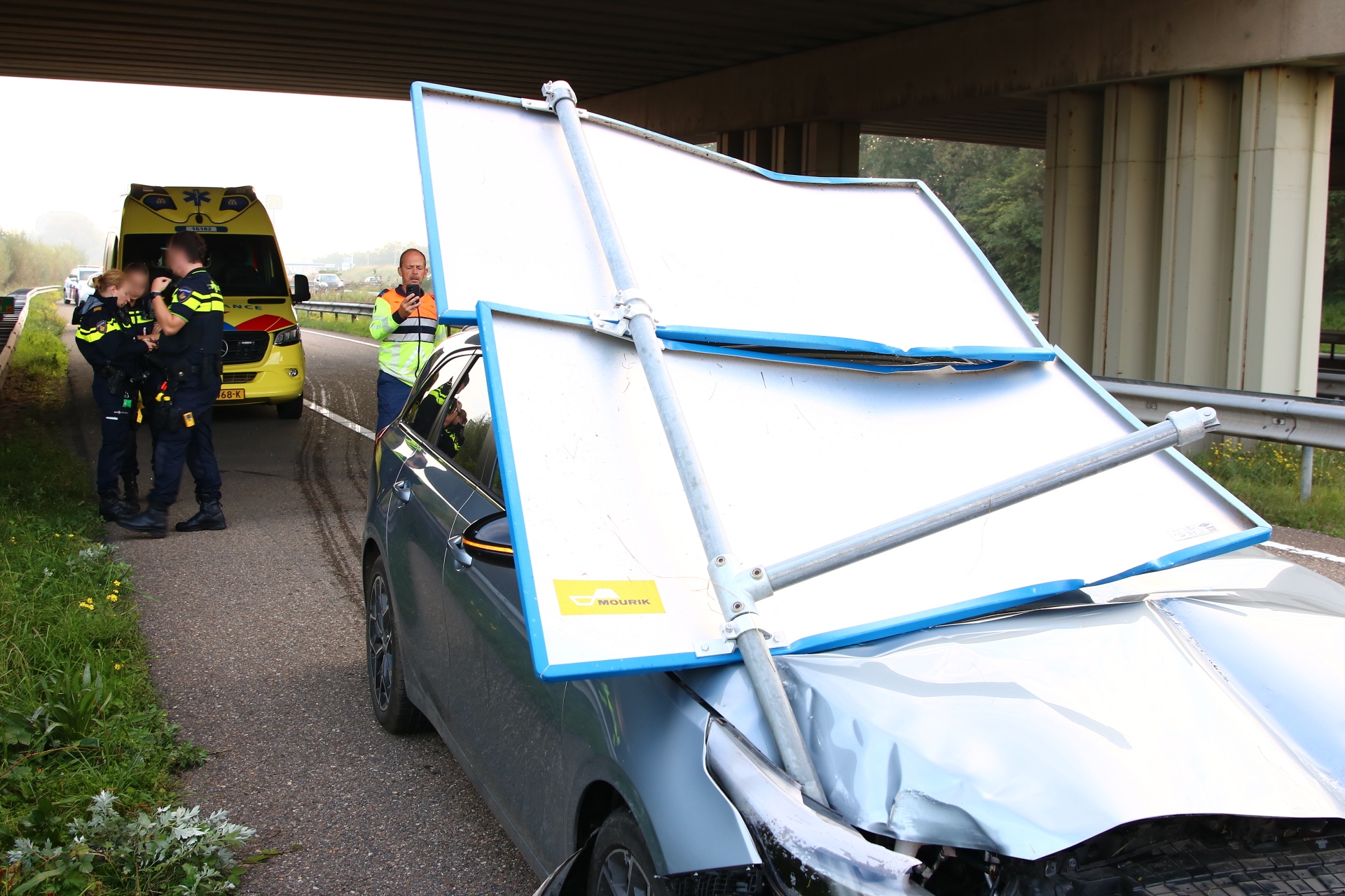 Gewonde na ongeval op A44 bij Sassenheim