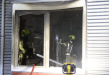 Evacuatie bewoners vanwege brand