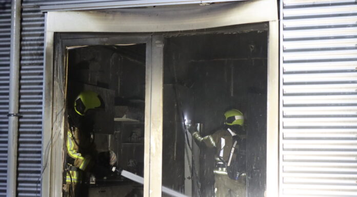 Evacuatie bewoners vanwege brand