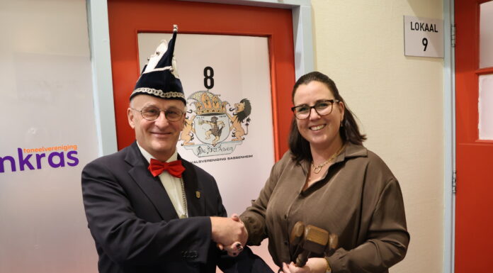 Ilse van Diemen eerste vrouwelijke voorzitter Carnavalsvereniging De Saksen